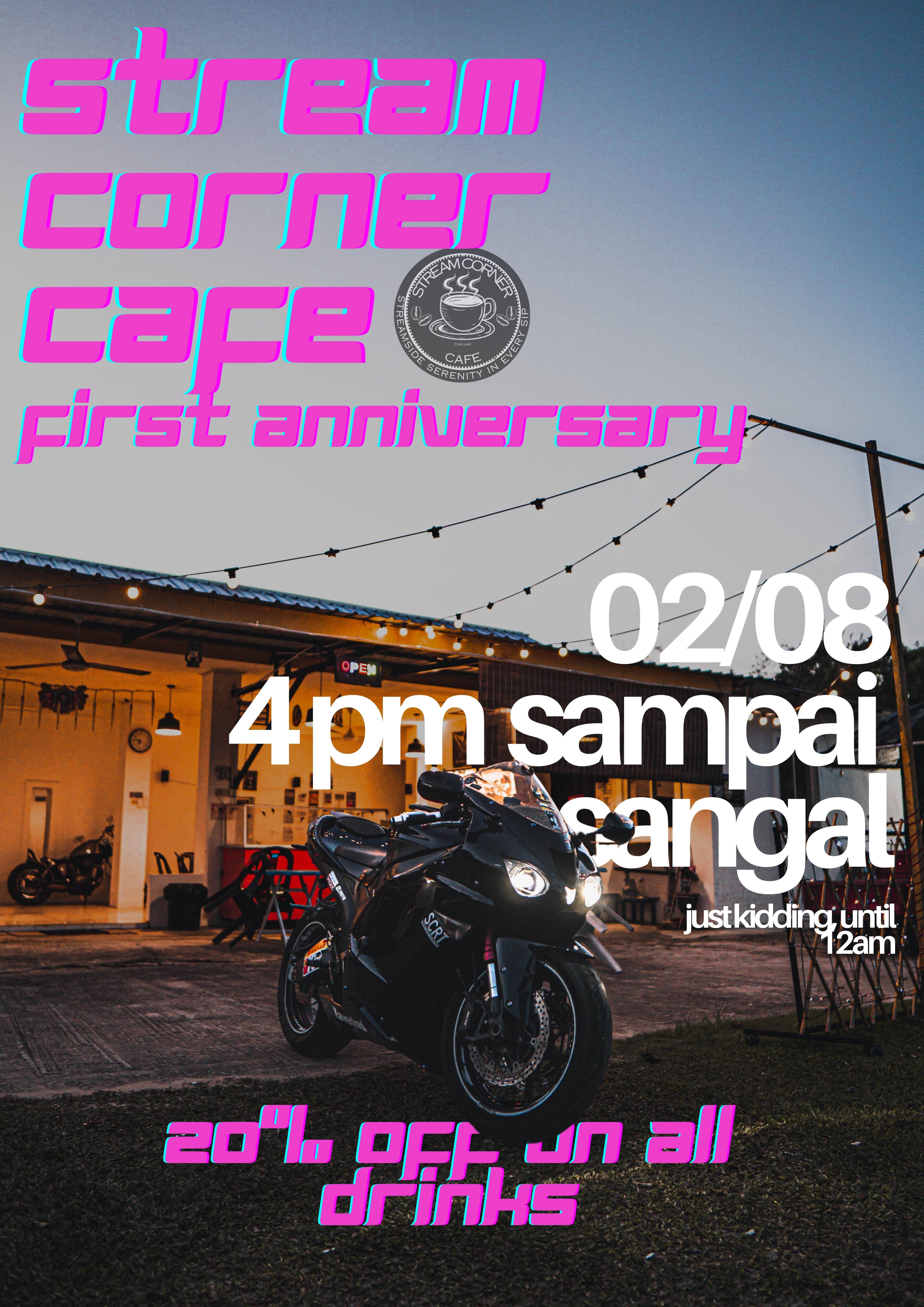 Stream Corner Cafe First Anniversary 