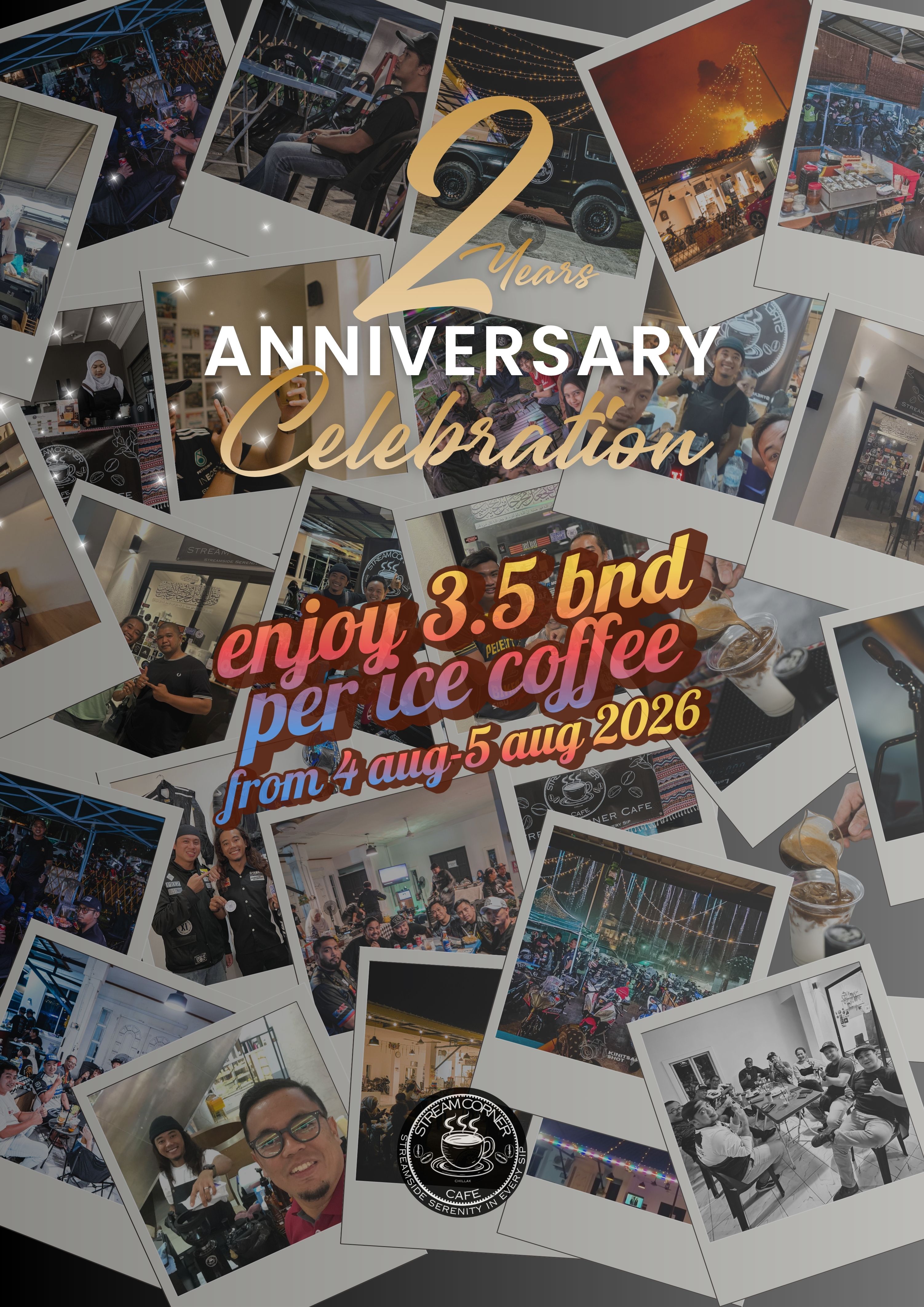 2 Years Anniversary Cafe