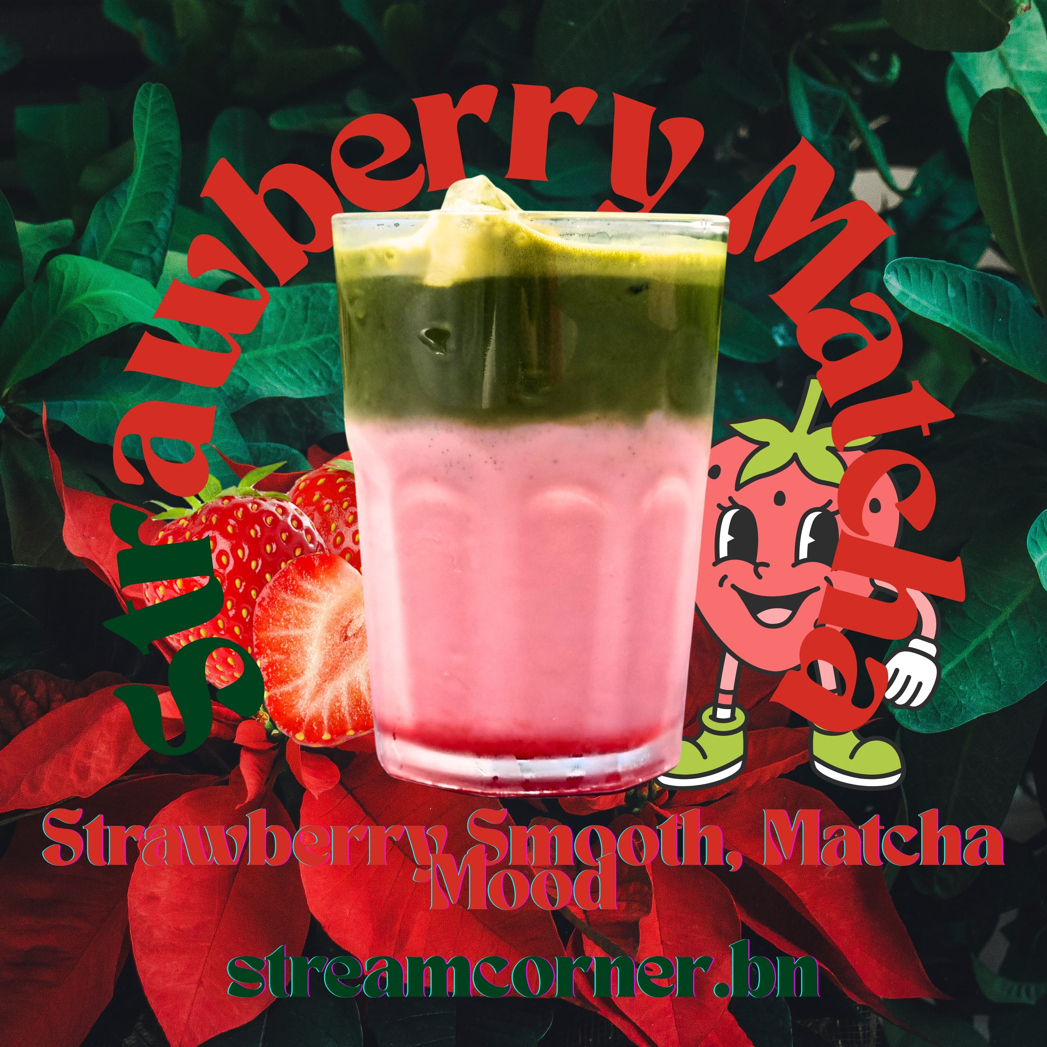 Strawberry Matcha