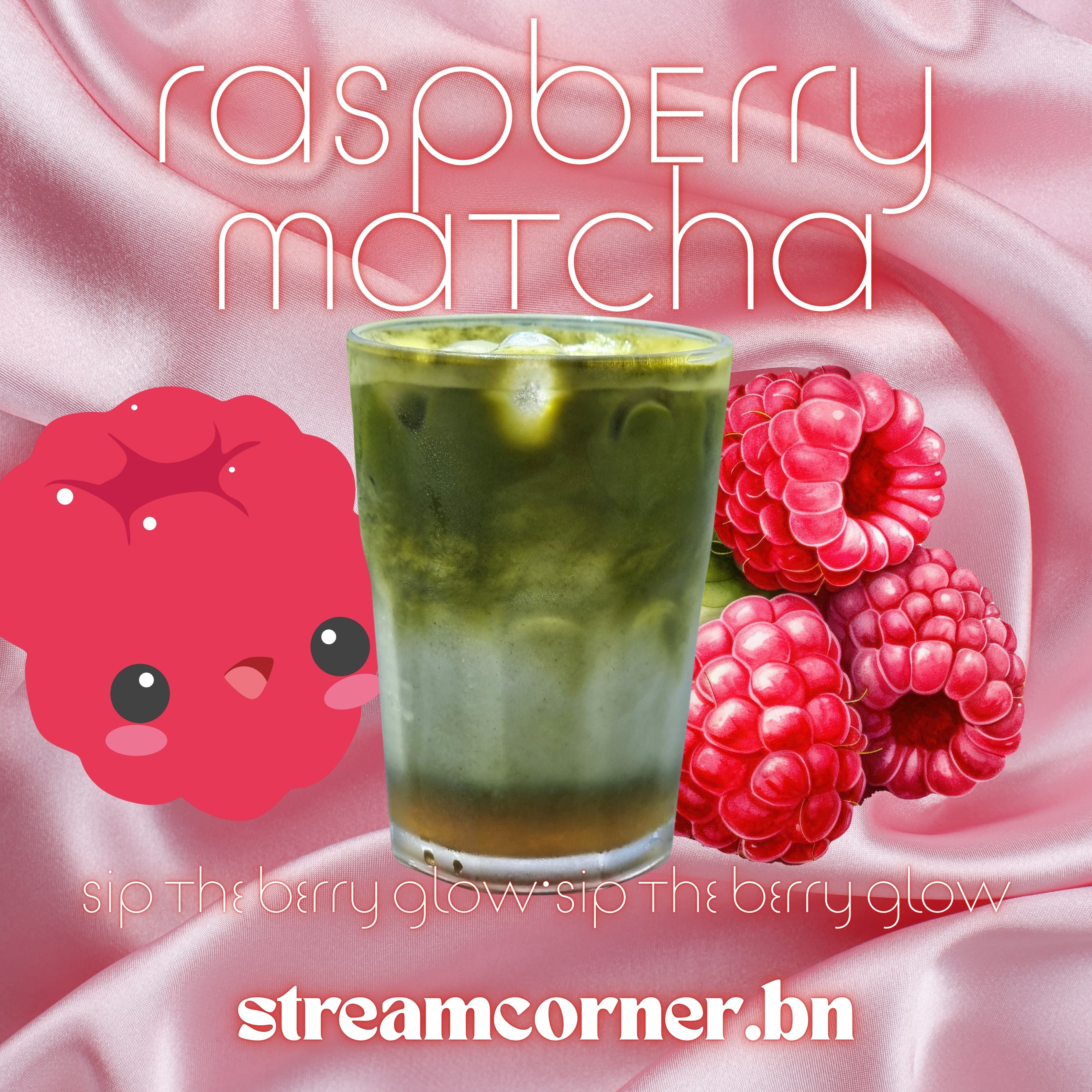Raspberry Matcha